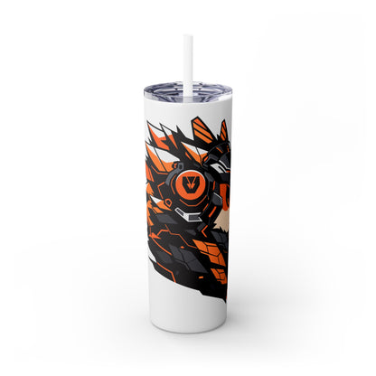 Mascot Logo, 20 Oz Tumbler, Stainless Steel, Leakproof T20-2405-Mascot-Hedgehog-007