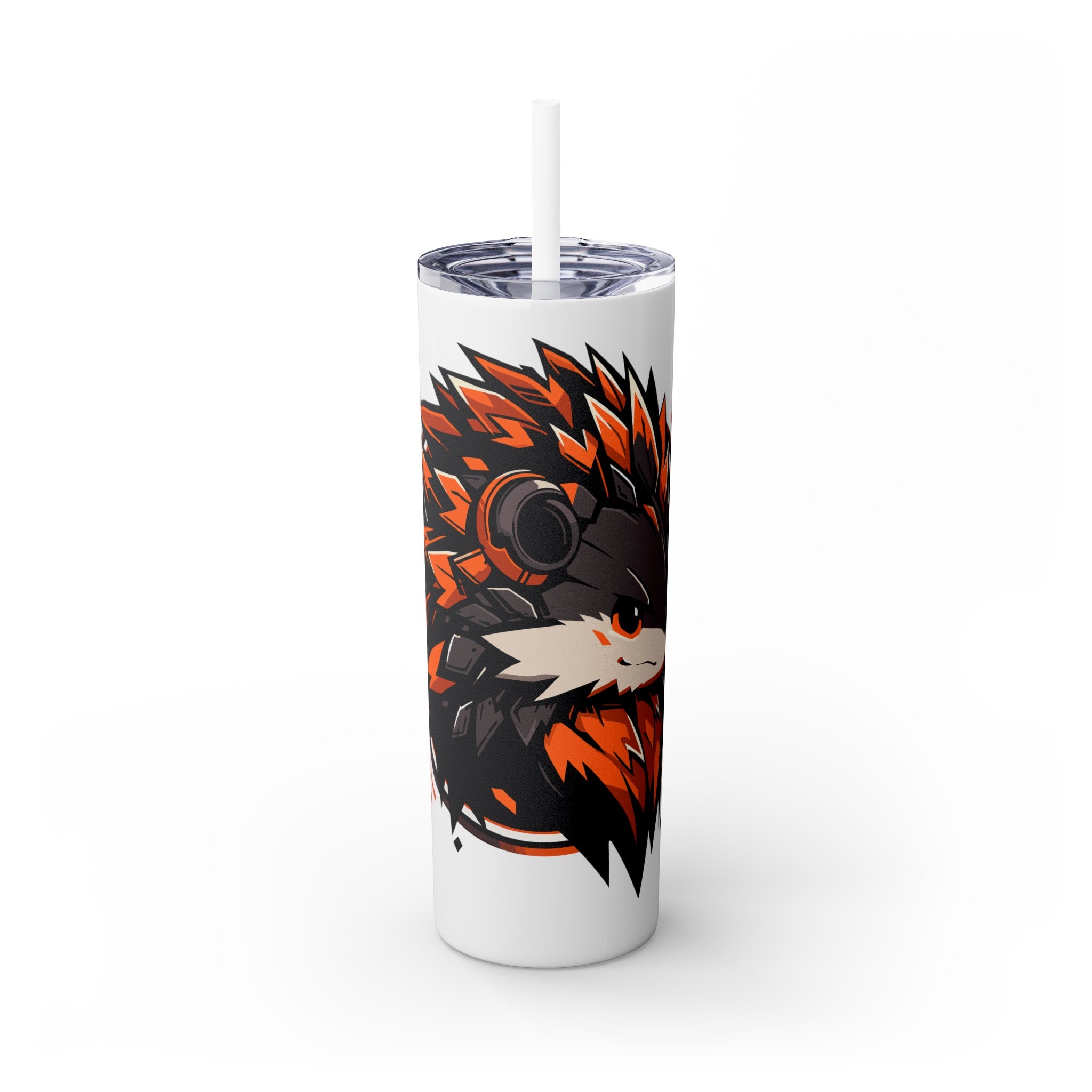 吉祥物标志，20盎司不锈钢防漏玻璃杯 T20-2405-Mascot-Hedgehog-008