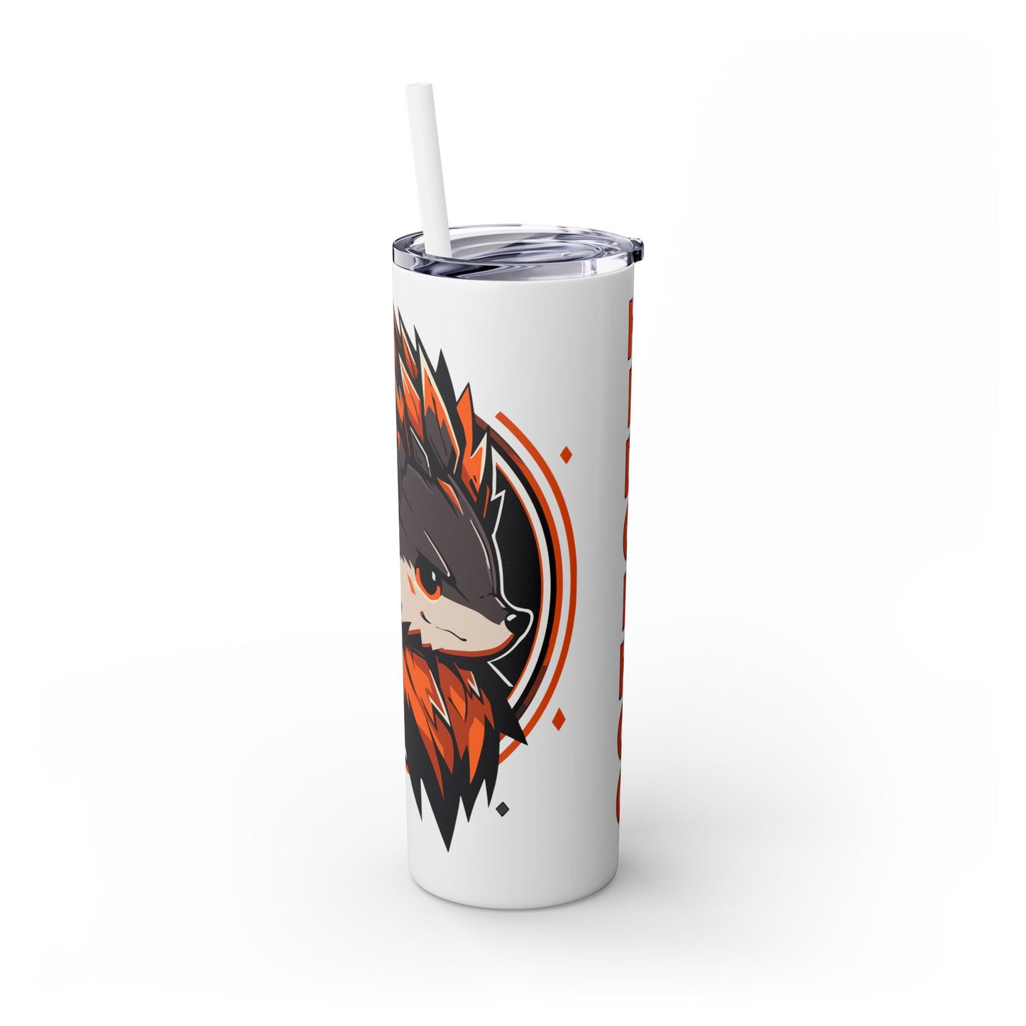 Mascot Logo, 20 Oz Tumbler, Stainless Steel, Leakproof T20-2405-Mascot-Hedgehog-008