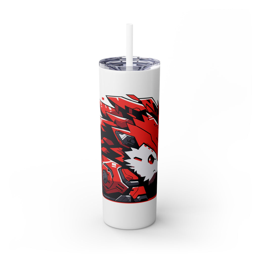 吉祥物标志，20盎司不锈钢防漏玻璃杯 T20-2405-Mascot-Hedgehog-010