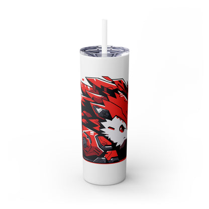 Mascot Logo, 20 Oz Tumbler, Stainless Steel, Leakproof T20-2405-Mascot-Hedgehog-010