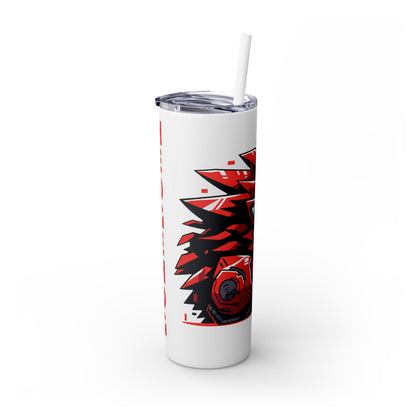 Mascot Logo, 20 Oz Tumbler, Stainless Steel, Leakproof T20-2405-Mascot-Hedgehog-010