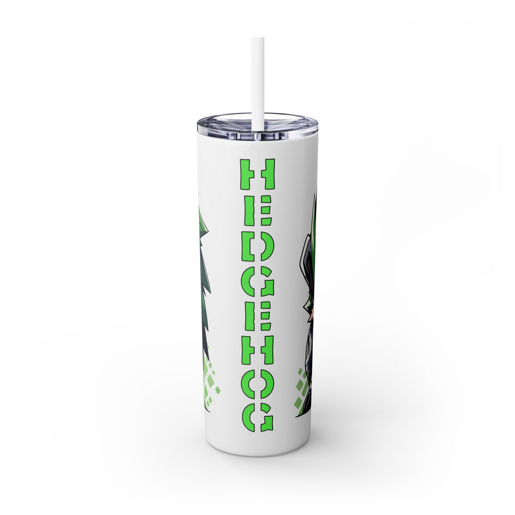 吉祥物标志，20盎司不锈钢防漏玻璃杯 T20-2405-Mascot-Hedgehog-011