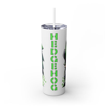 Mascot Logo, 20 Oz Tumbler, Stainless Steel, Leakproof T20-2405-Mascot-Hedgehog-011