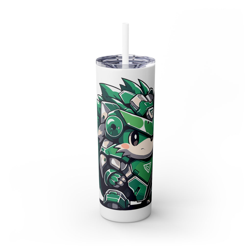 吉祥物标志，20盎司不锈钢防漏玻璃杯 T20-2405-Mascot-Hedgehog-012
