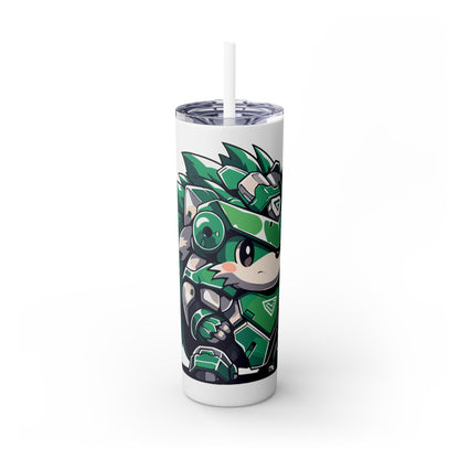 Mascot Logo, 20 Oz Tumbler, Stainless Steel, Leakproof T20-2405-Mascot-Hedgehog-012