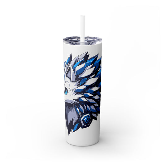 Mascot Logo, 20 Oz Tumbler, Stainless Steel, Leakproof T20-2405-Mascot-Hedgehog-014