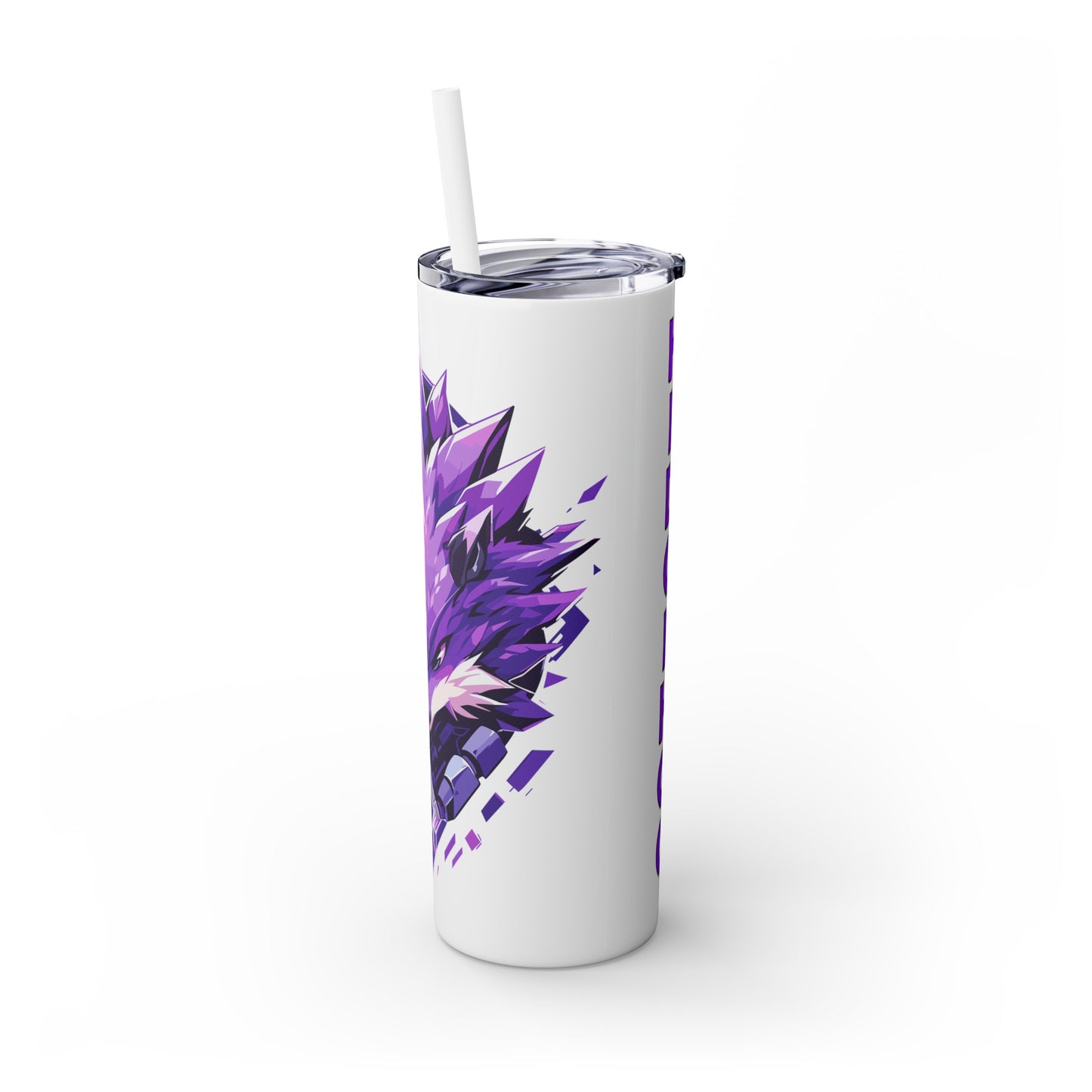 Mascot Logo, 20 Oz Tumbler, Stainless Steel, Leakproof T20-2405-Mascot-Hedgehog-015