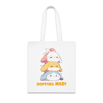 100% Cotton Canvas Tote Bag | Kawaii-Bunny-001