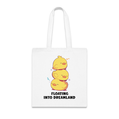 100% Cotton Canvas Tote Bag | Kawaii-Duck-003