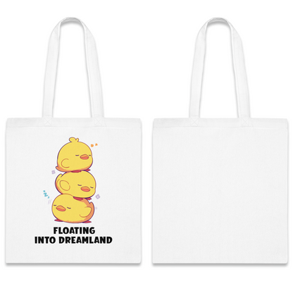 100% Cotton Canvas Tote Bag | Kawaii-Duck-003