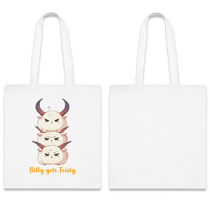 100% Cotton Canvas Tote Bag | Kawaii-Goat-001