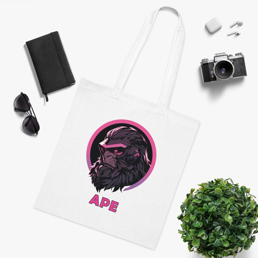 100%纯棉帆布手提袋 | Mascot-Ape-002