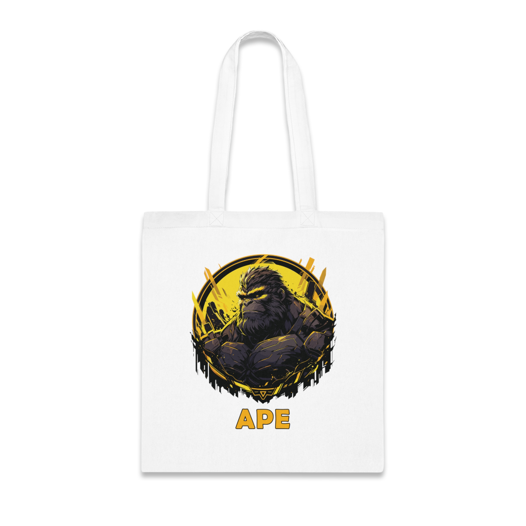 100%纯棉帆布手提袋 | Mascot-Ape-003
