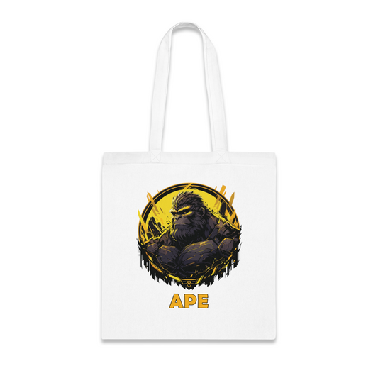 100% Cotton Canvas Tote Bag | Mascot-Ape-003