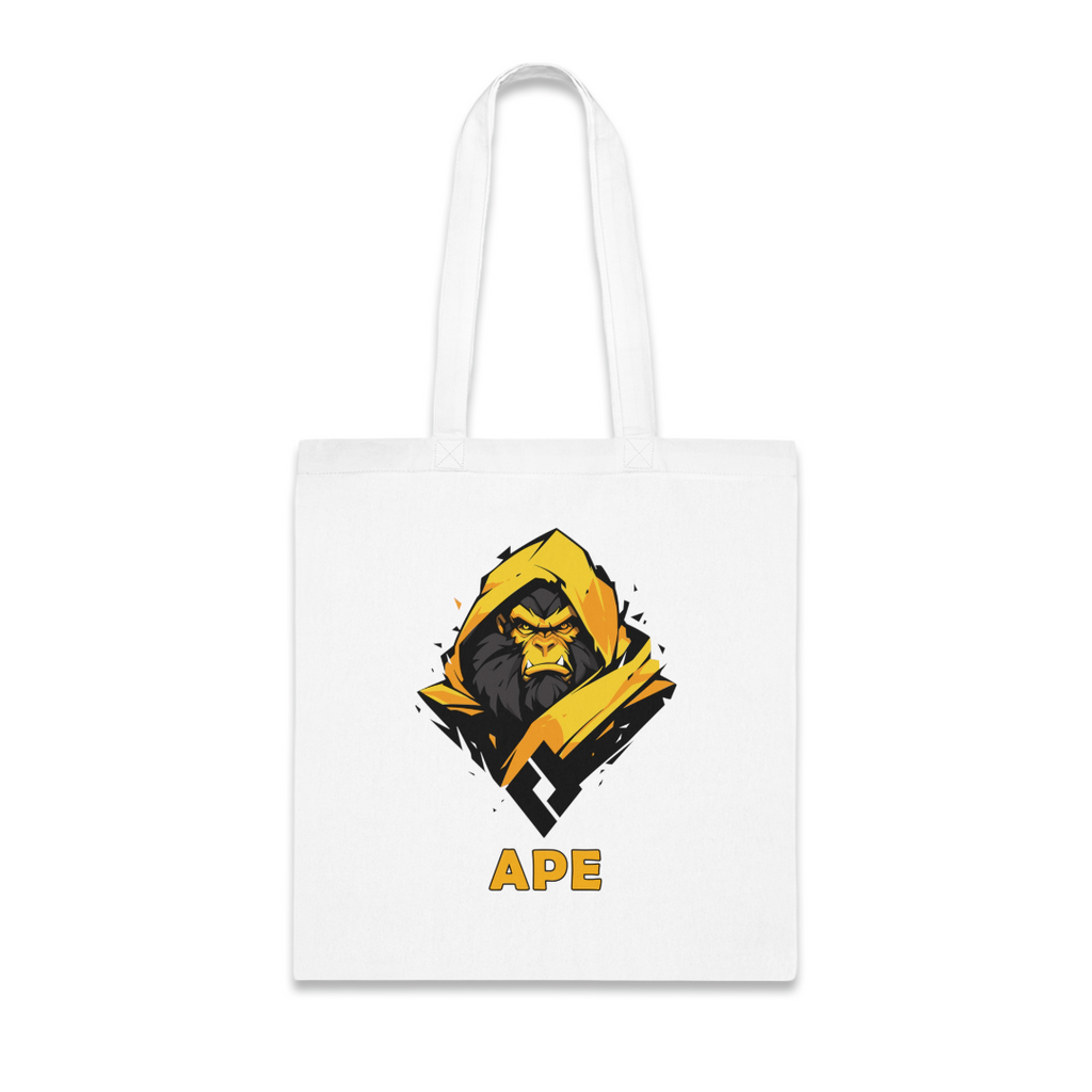 100%纯棉帆布手提袋 | Mascot-Ape-004