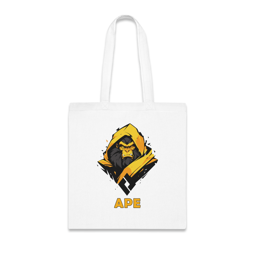 100% Cotton Canvas Tote Bag | Mascot-Ape-004