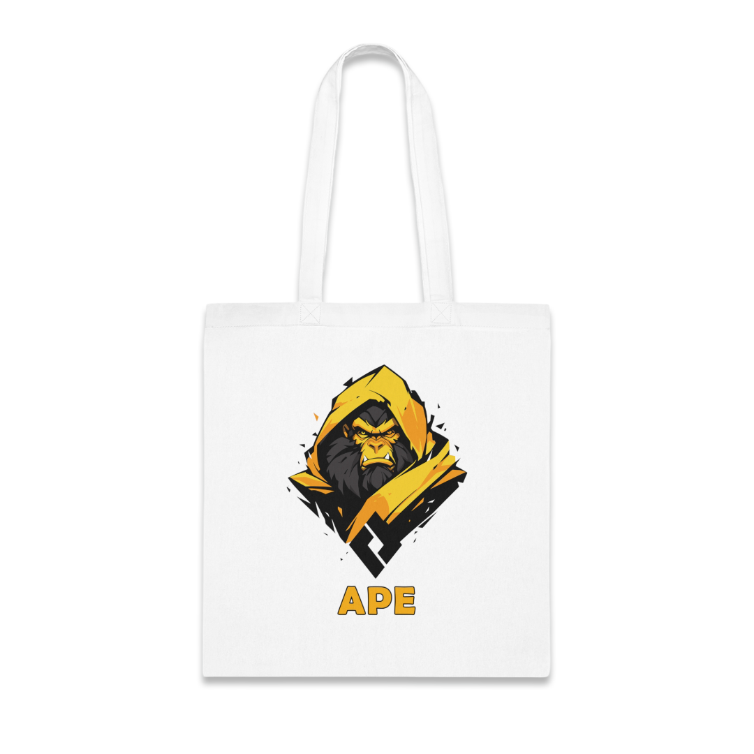 100%纯棉帆布手提袋 | Mascot-Ape-004