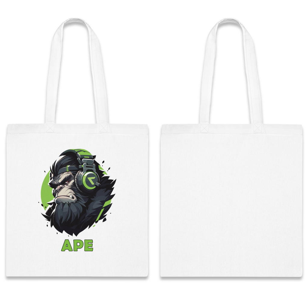 100%纯棉帆布手提袋 | Mascot-Ape-005