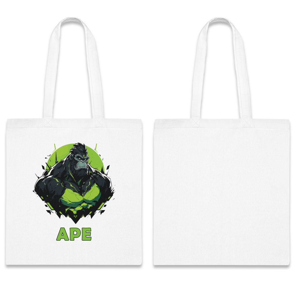 100%纯棉帆布手提袋 | Mascot-Ape-006