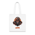 100%纯棉帆布手提袋 | Mascot-Ape-007