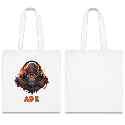 100% Cotton Canvas Tote Bag | Mascot-Ape-007