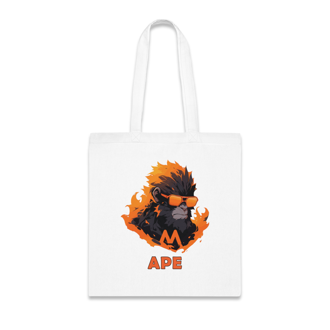 100%纯棉帆布手提袋 | Mascot-Ape-008