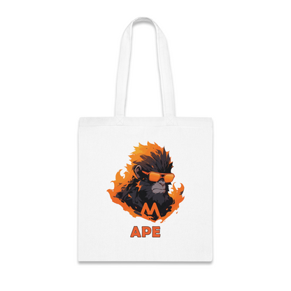 100% Cotton Canvas Tote Bag | Mascot-Ape-008