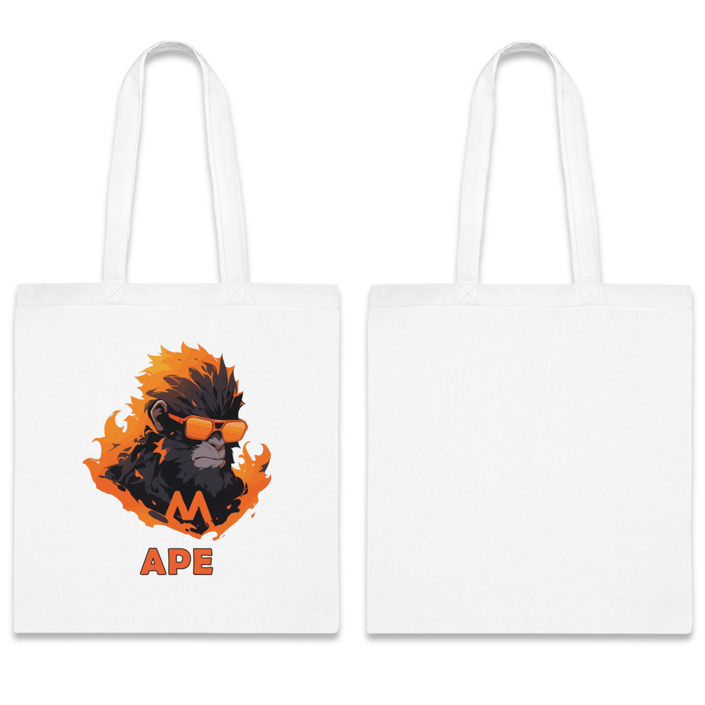 100%纯棉帆布手提袋 | Mascot-Ape-008