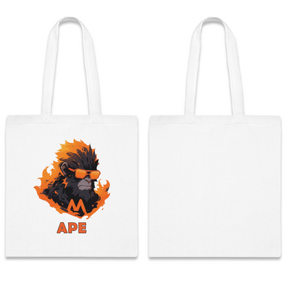 100% Cotton Canvas Tote Bag | Mascot-Ape-008