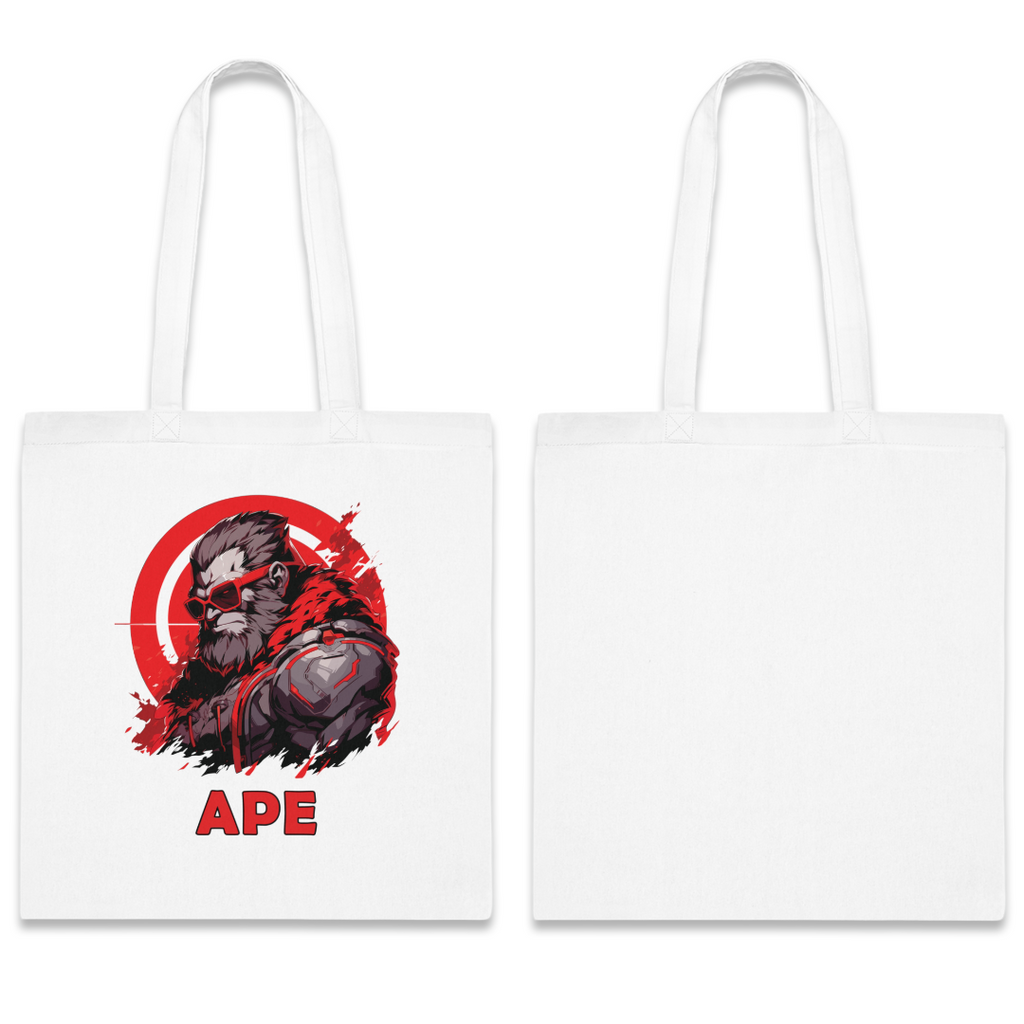 100%纯棉帆布手提袋 | Mascot-Ape-009