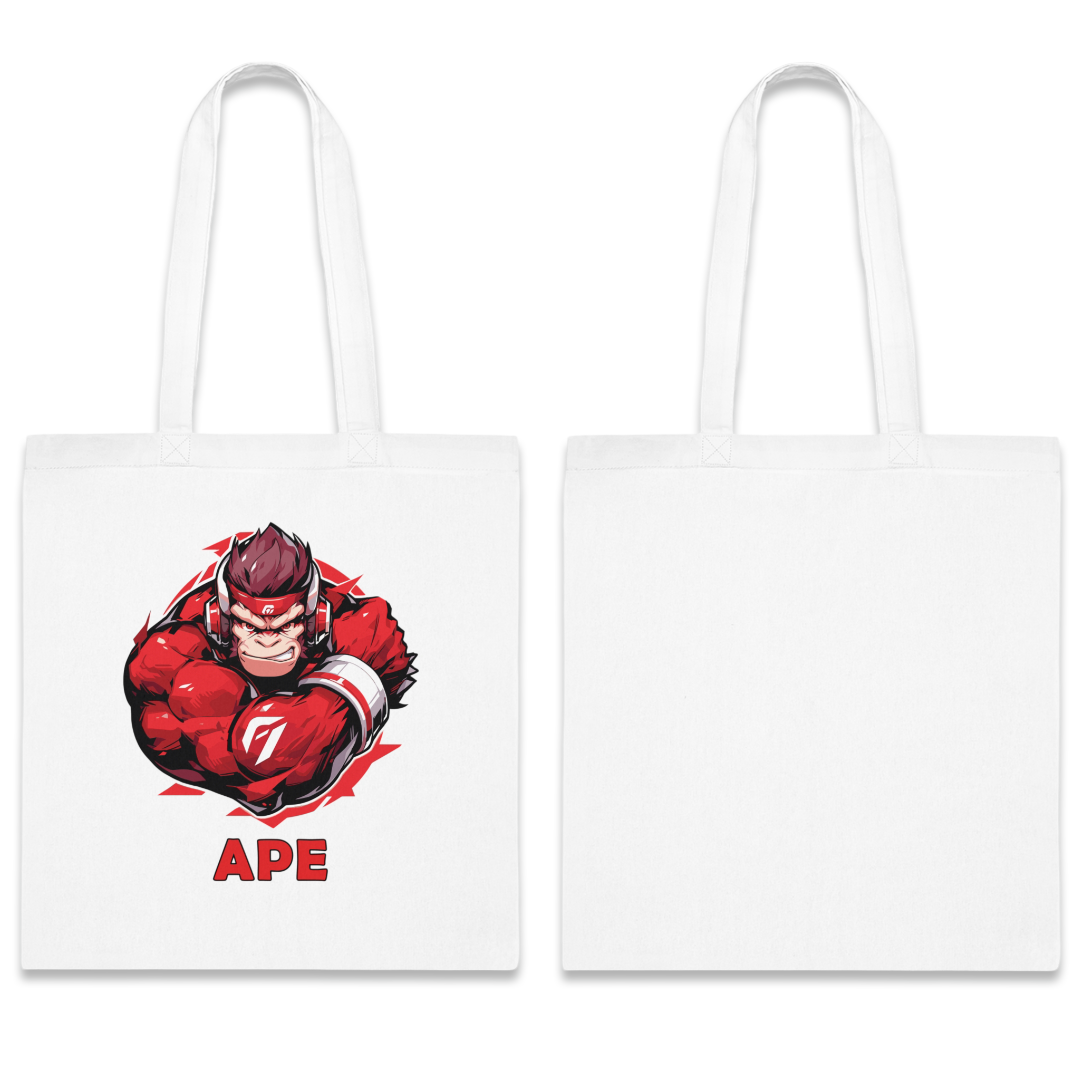 100% Cotton Canvas Tote Bag | Mascot-Ape-010