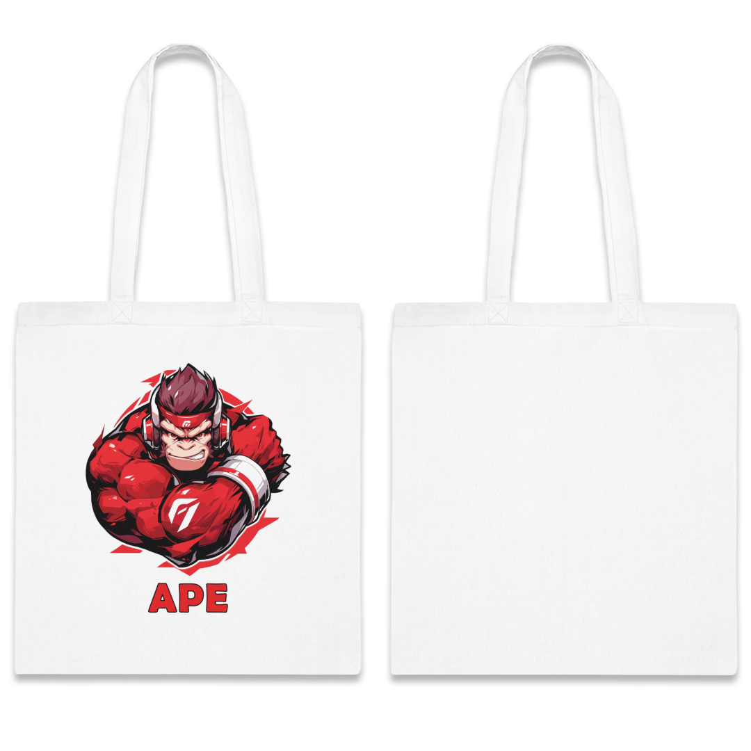 100%纯棉帆布手提袋 | Mascot-Ape-010