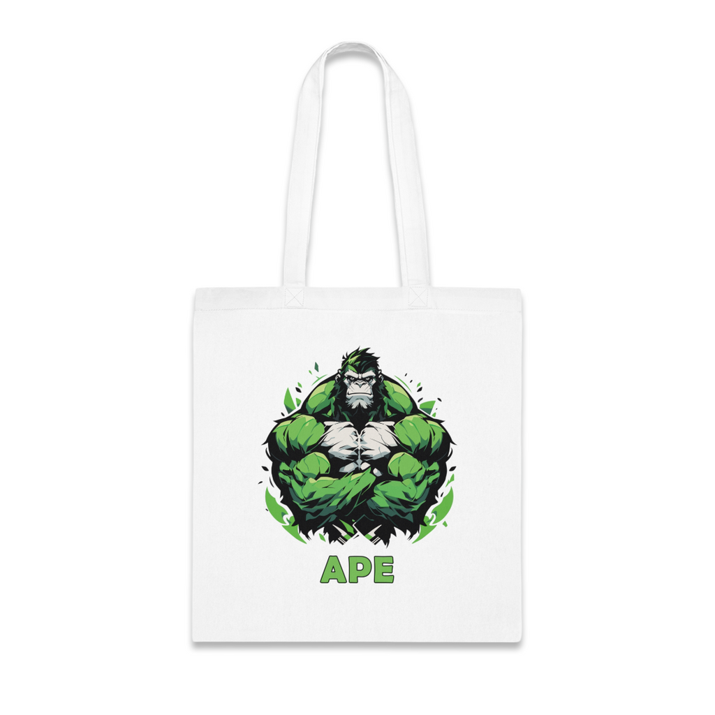 100%纯棉帆布手提袋 | Mascot-Ape-011