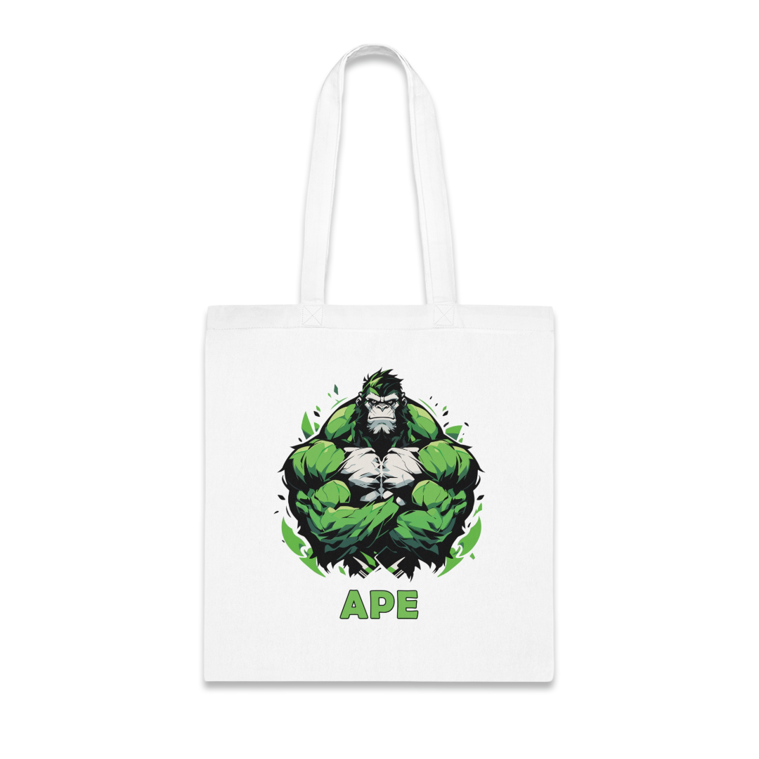100%纯棉帆布手提袋 | Mascot-Ape-011