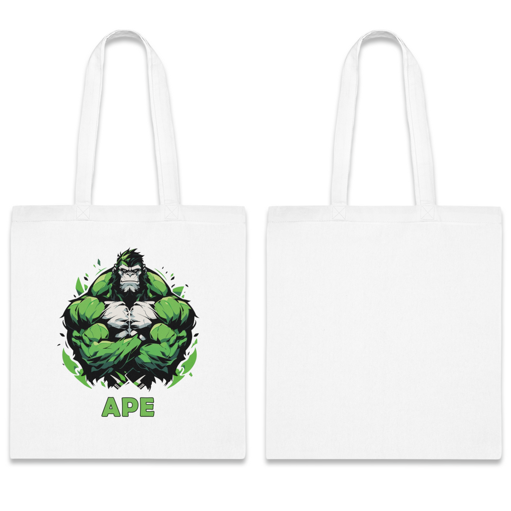 100%纯棉帆布手提袋 | Mascot-Ape-011