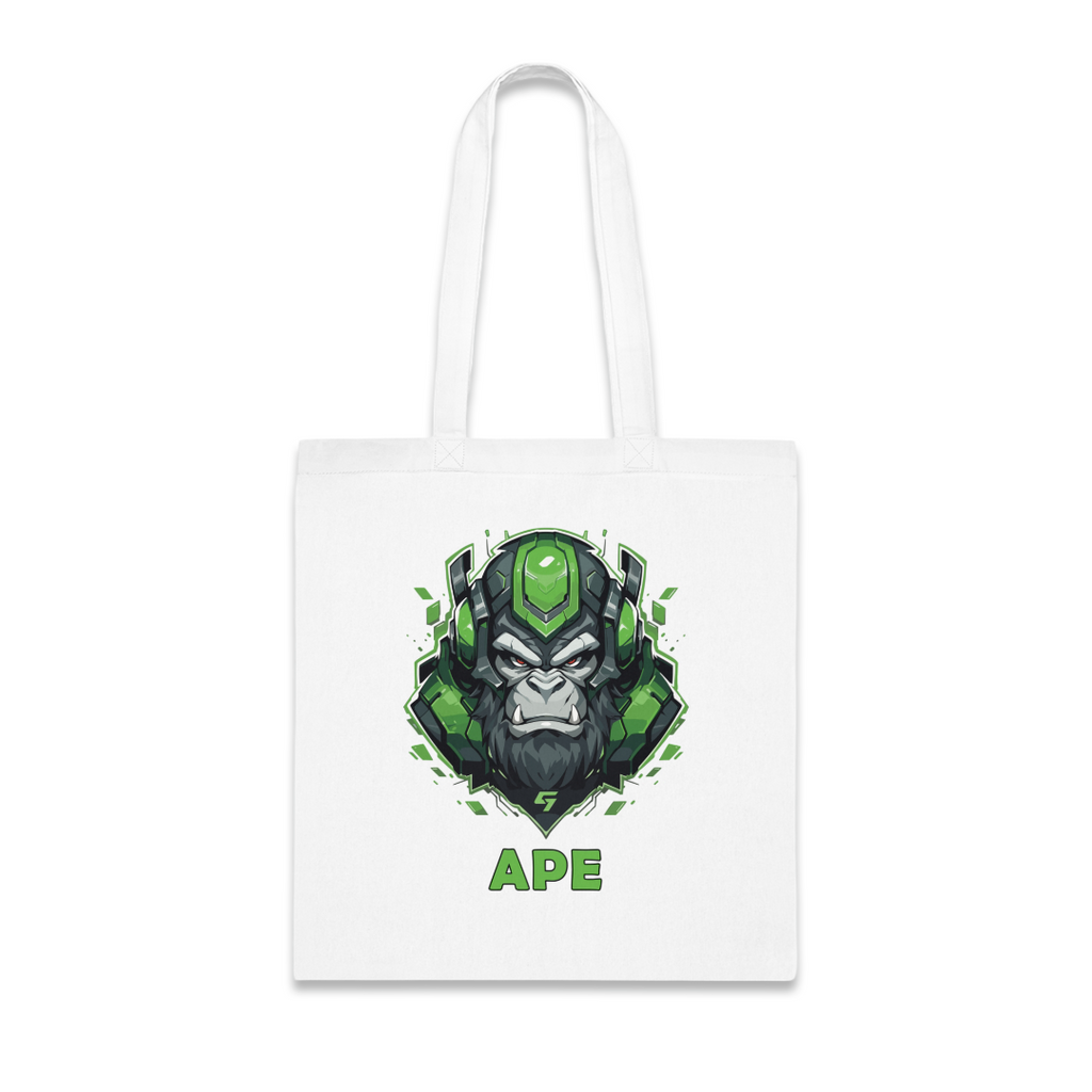 100%纯棉帆布手提袋 | Mascot-Ape-012