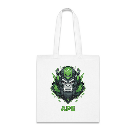 100% Cotton Canvas Tote Bag | Mascot-Ape-012