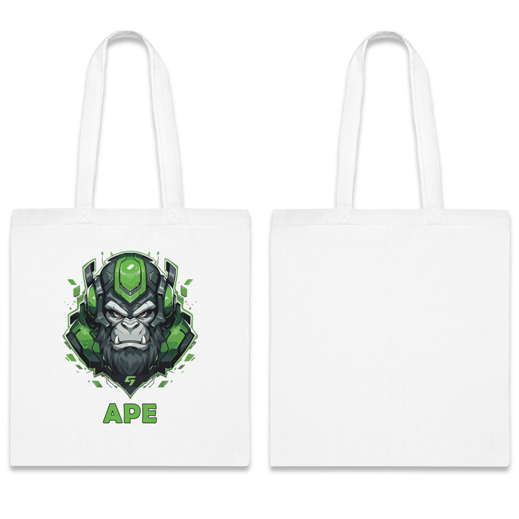 100%纯棉帆布手提袋 | Mascot-Ape-012