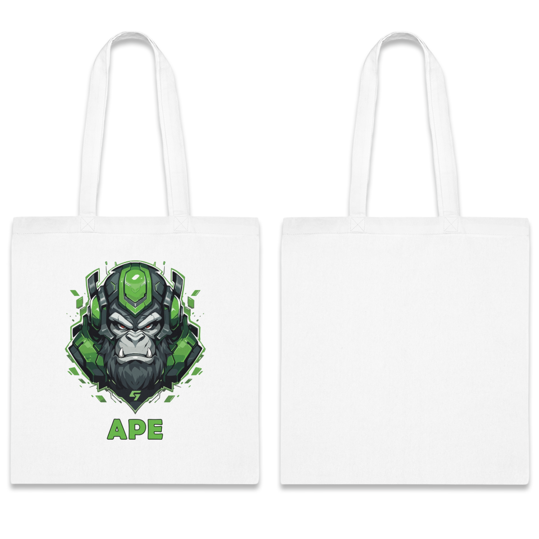 100% Cotton Canvas Tote Bag | Mascot-Ape-012