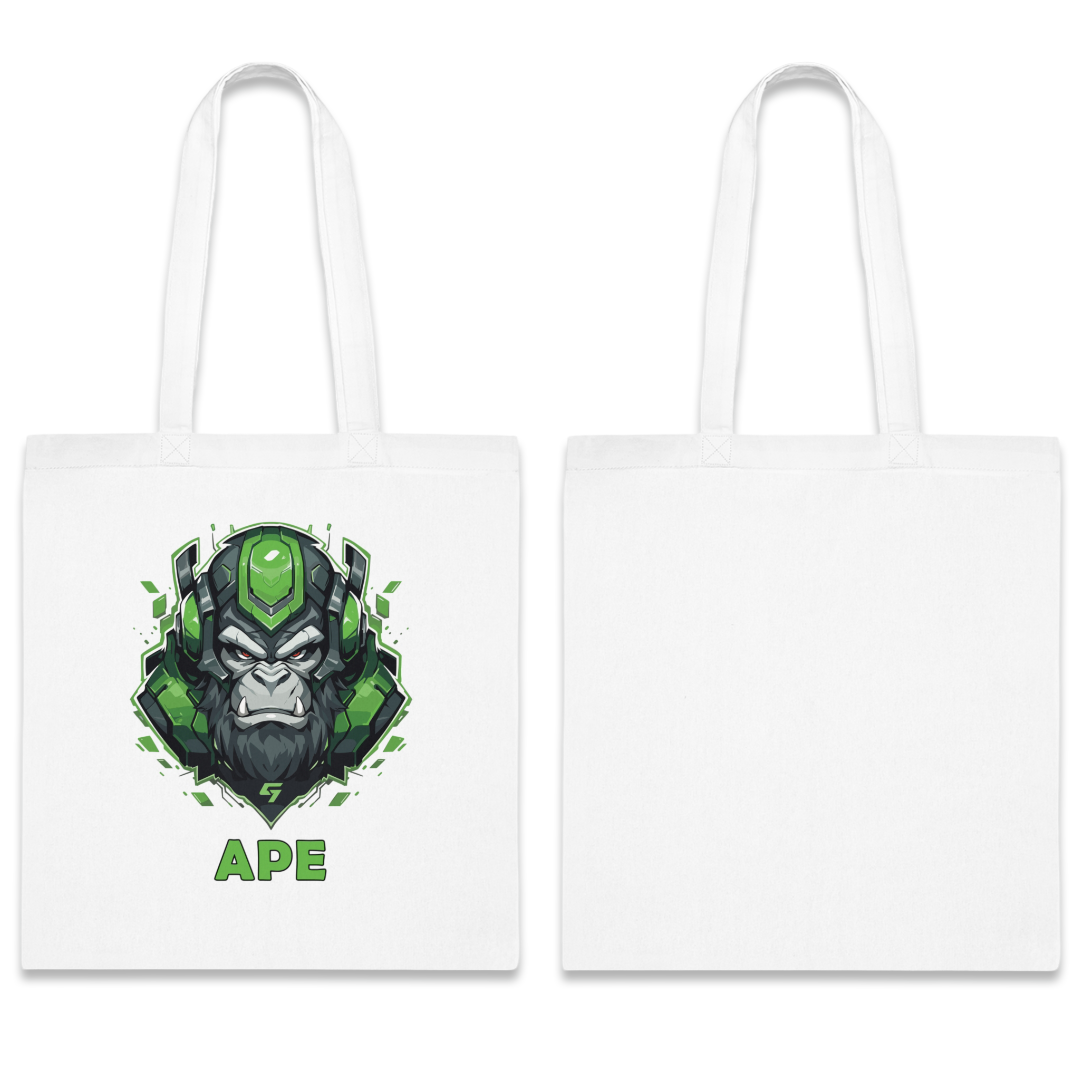 100%纯棉帆布手提袋 | Mascot-Ape-012