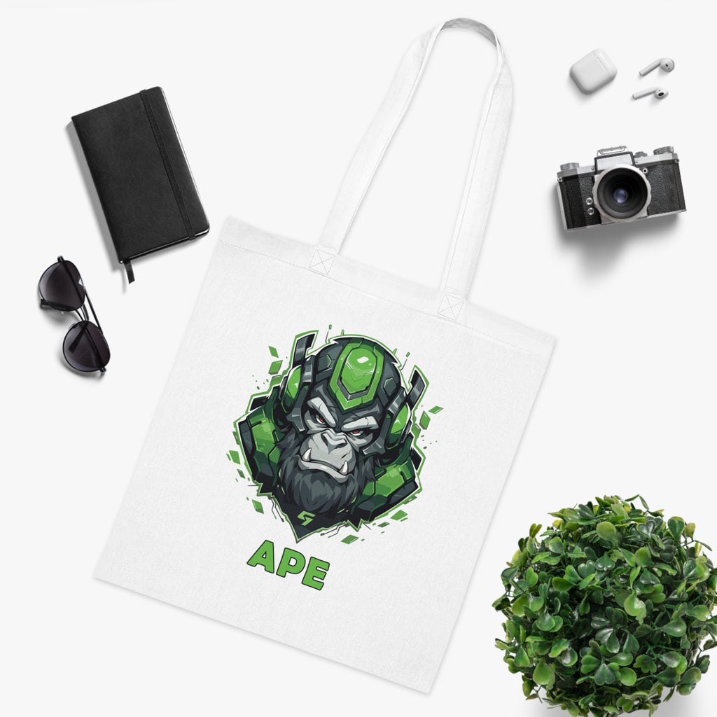 100%纯棉帆布手提袋 | Mascot-Ape-012