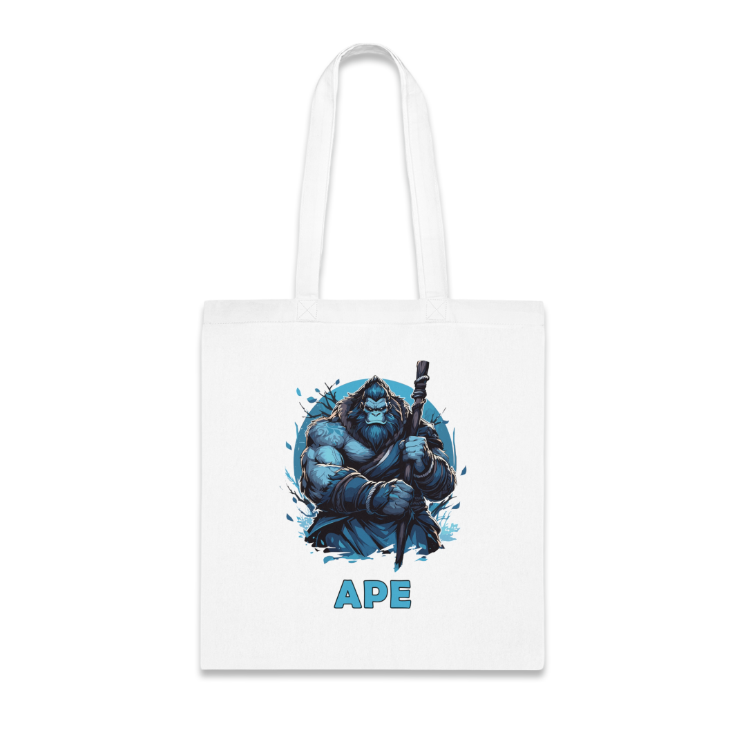 100% Cotton Canvas Tote Bag | Mascot-Ape-013