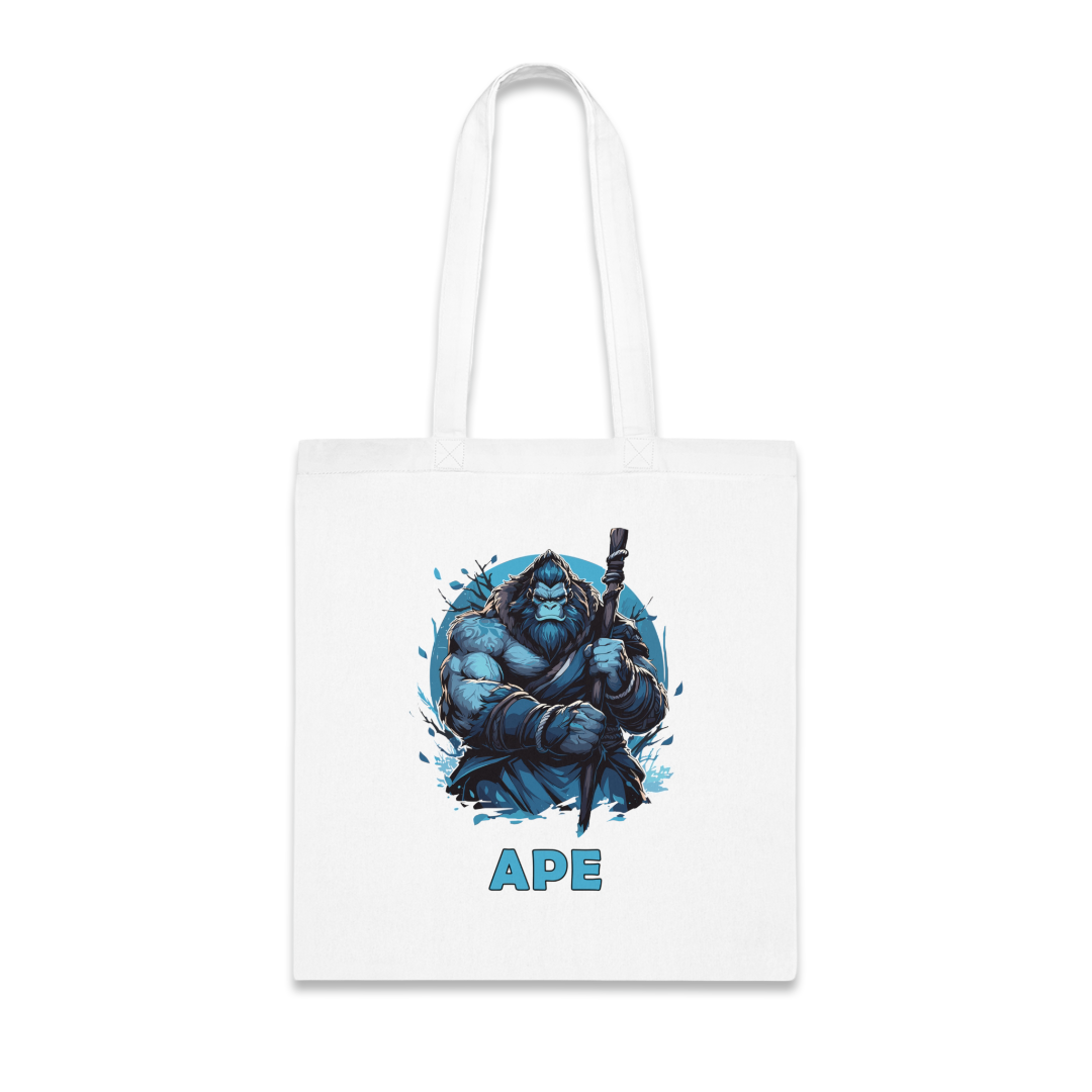 100%纯棉帆布手提袋 | Mascot-Ape-013