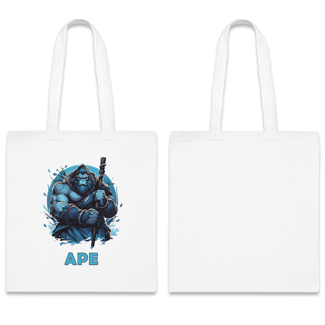 100% Cotton Canvas Tote Bag | Mascot-Ape-013