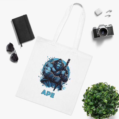 100% Cotton Canvas Tote Bag | Mascot-Ape-013