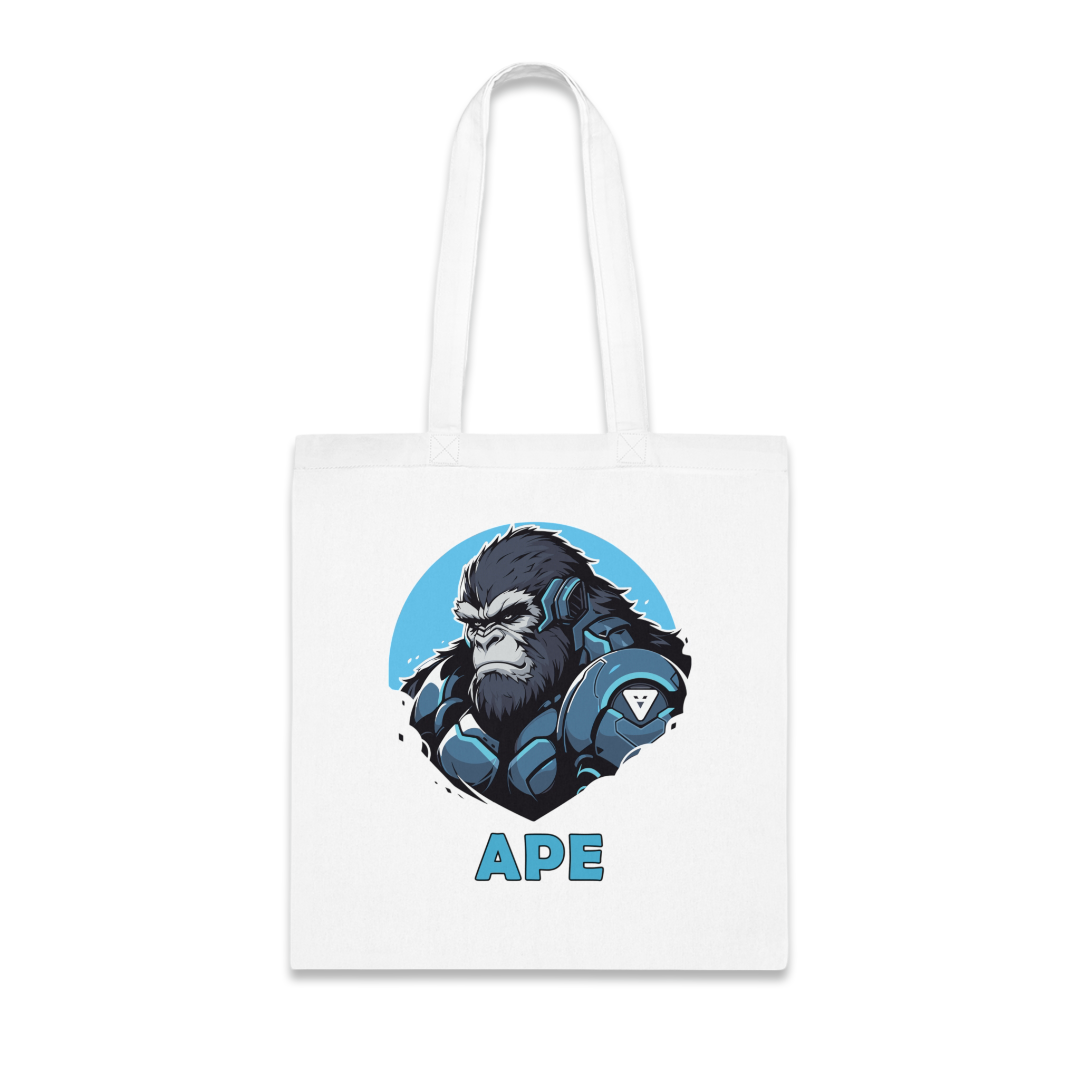 100%纯棉帆布手提袋 | Mascot-Ape-014