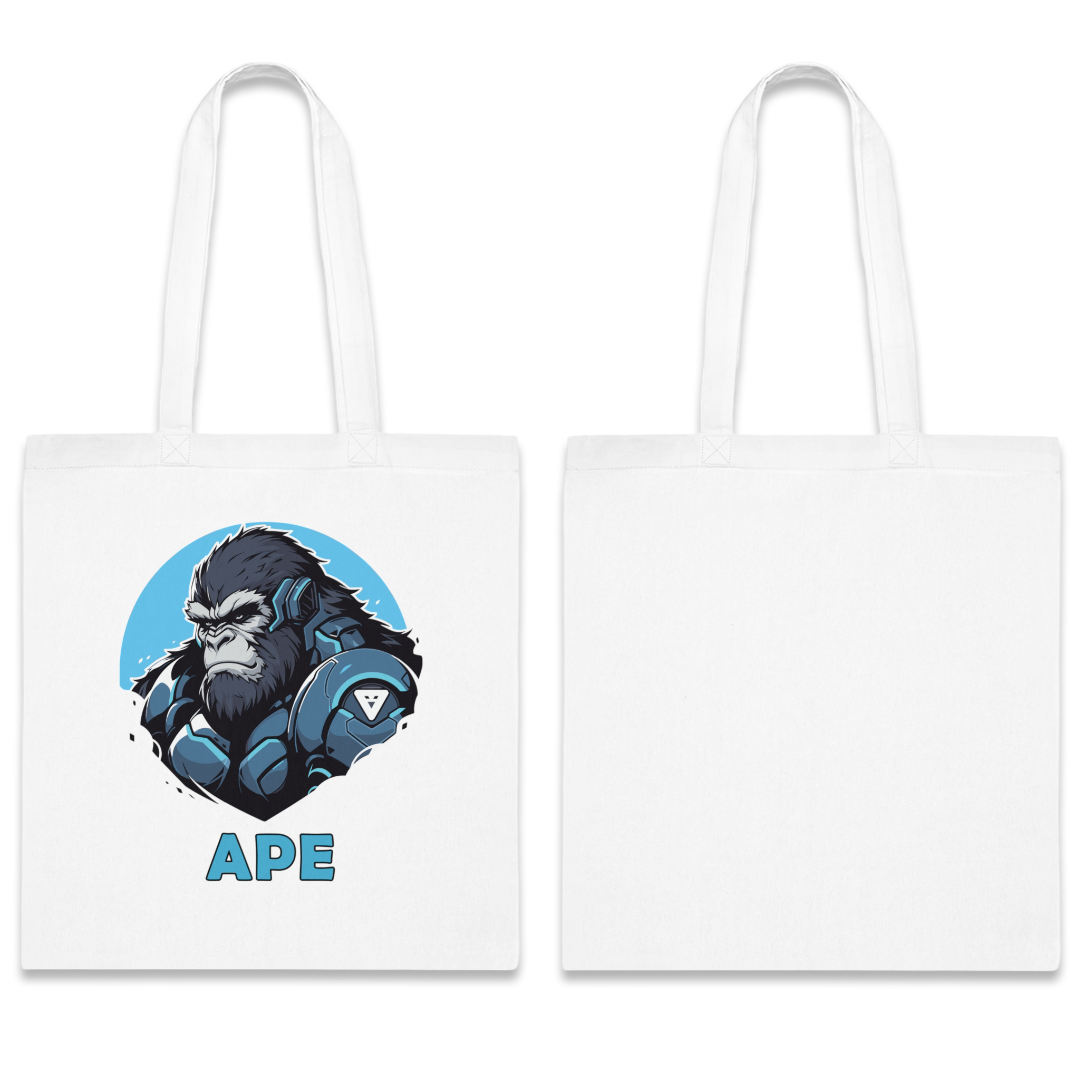 100% Cotton Canvas Tote Bag | Mascot-Ape-014