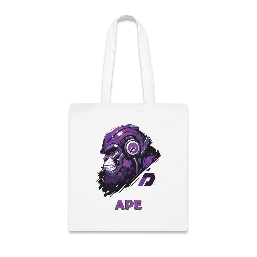 100% Cotton Canvas Tote Bag | Mascot-Ape-015