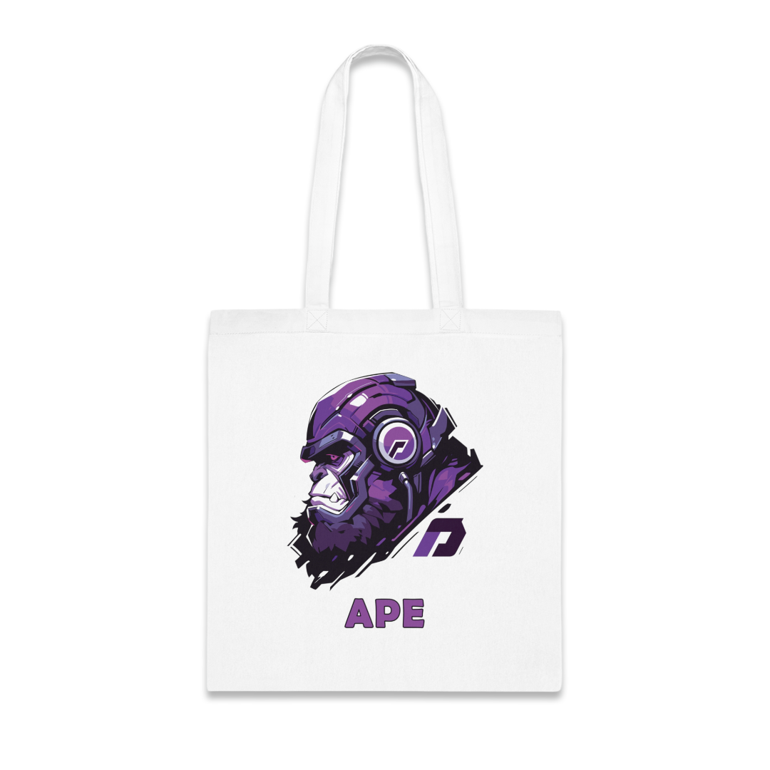 100%纯棉帆布手提袋 | Mascot-Ape-015
